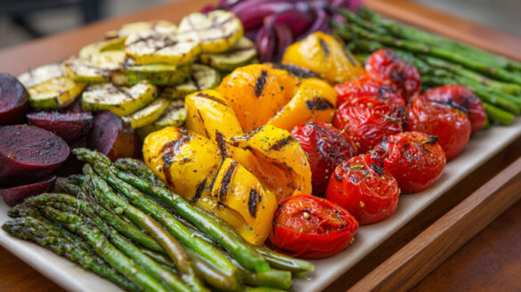 Grilled Veggies on a Platter